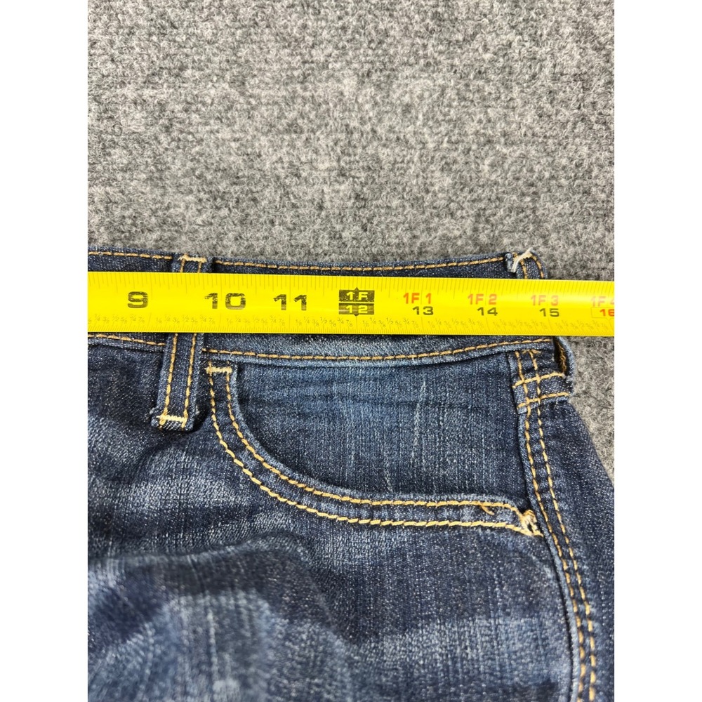 Ariat Denim Perfect Rise Trouser Jeans Dark Wash Wide Leg 29S Western - Picture 7 of 10